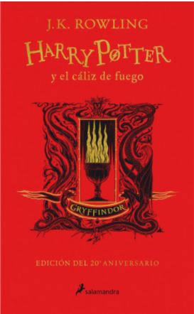 HARRY POTTER Y EL CALIZ DE FUEGO 20 AÑOS GRYFFINDOR - J. K. Rowling